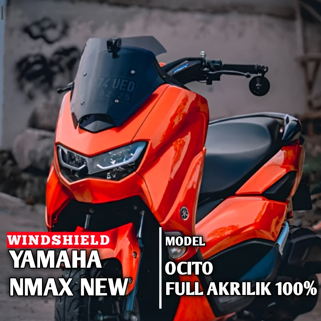 VISOR YAMAHA NMAX NEW VISOR WINDSHIELD NMAX NEW OCITO