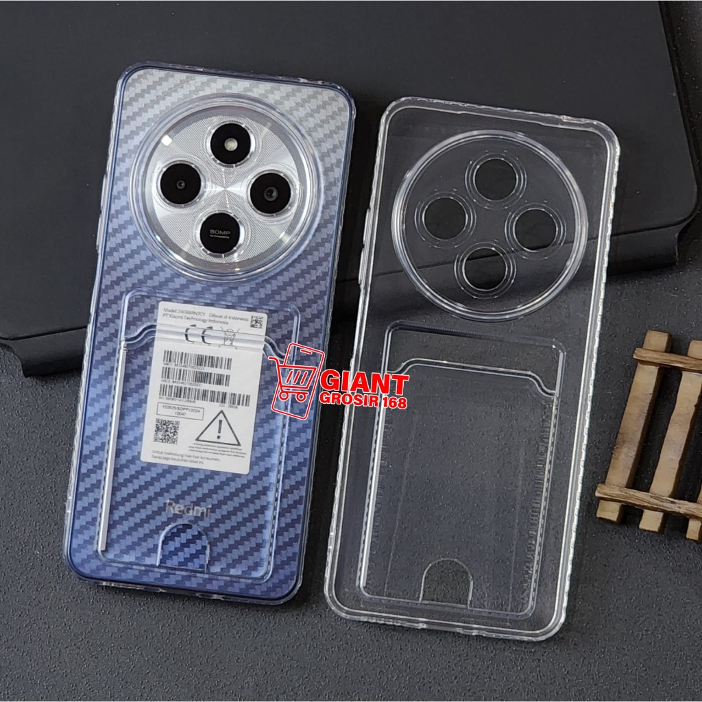 Poco C75 Clear Card Slot ซองใส่บัตรใส Poco C75