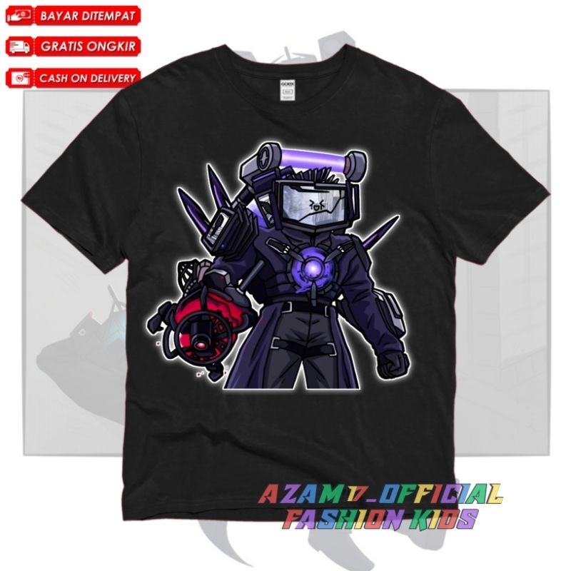 เสื้อผ้าเด็ก เสื้อยืด TITAN TV MAN UPGRADE SKIBIDI TOILET MULTIVERSE ฟรี NAME / CHILDRENS TSHIRT เสื้อยืดใหม่ TITAN TV MAN SUPER UP