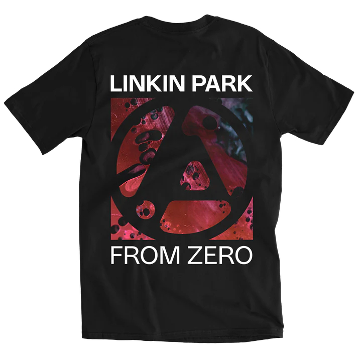 (เสื้อยืด Adult) Linkin Park FROM ZERO เสื้อยืดผ้าฝ้าย 24s Band