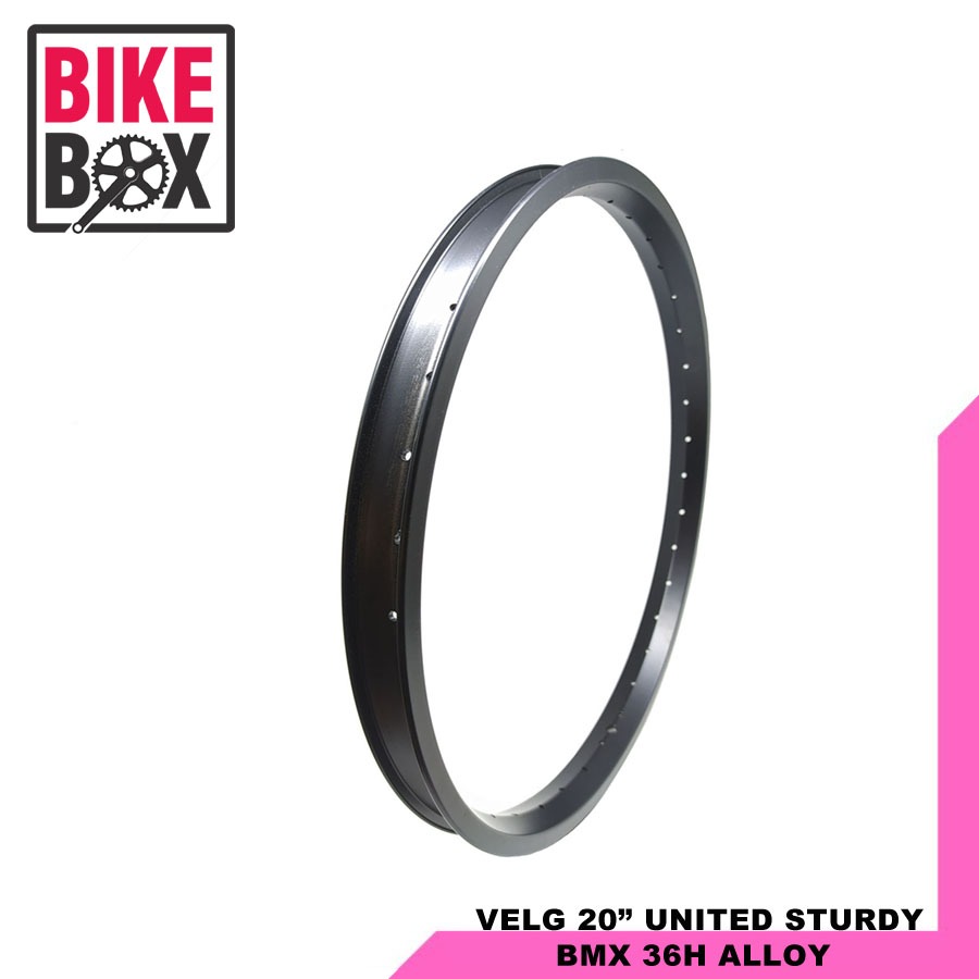 UNITED RIMS / 20" UNITED STURDY BMX 36H ผนังด้านข้างคู่โลหะผสม