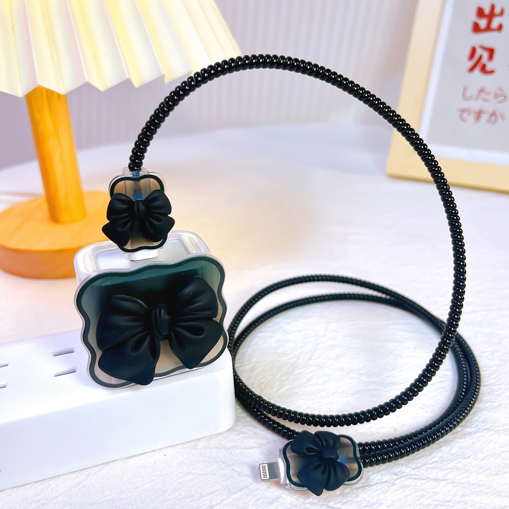 20W I-phone Casing Charger Set Head Protector Charger ios Cable Cover Cable Softshell