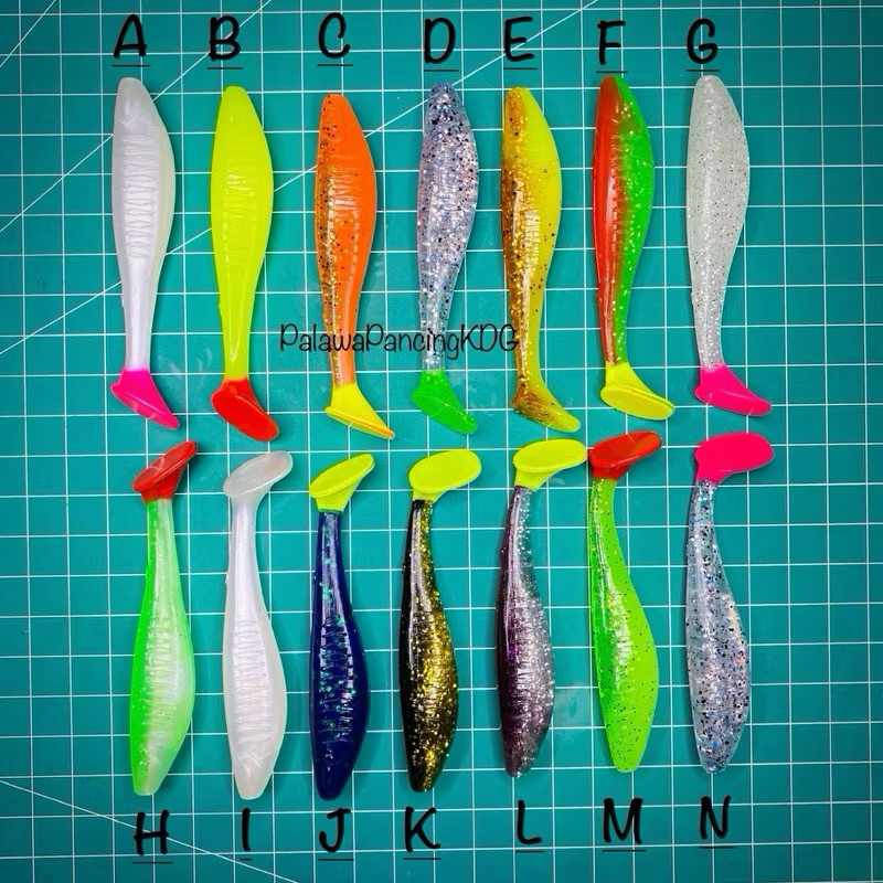 Softlure Paddle POP ราคาหน่วย 8 ซม