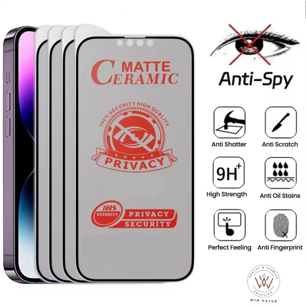 Anti-Scratch เซรามิค Spy Matte Anti-Scratch Google Pixel 8 Pro Google Pixel 6 Google Pixel 6A Google Pixel 7 Google Pixel 7A Google Pixel 5 Pixel 5A Google Pixel 4A