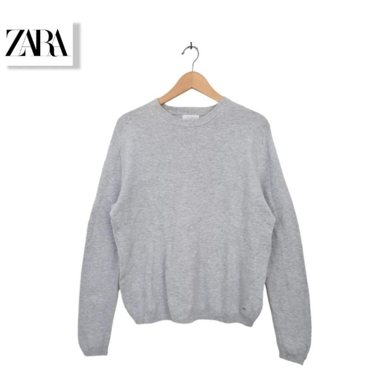 ZARA Abu Basic เสื้อสเวตเตอร์ O-Neck (CODE: B44 -34)