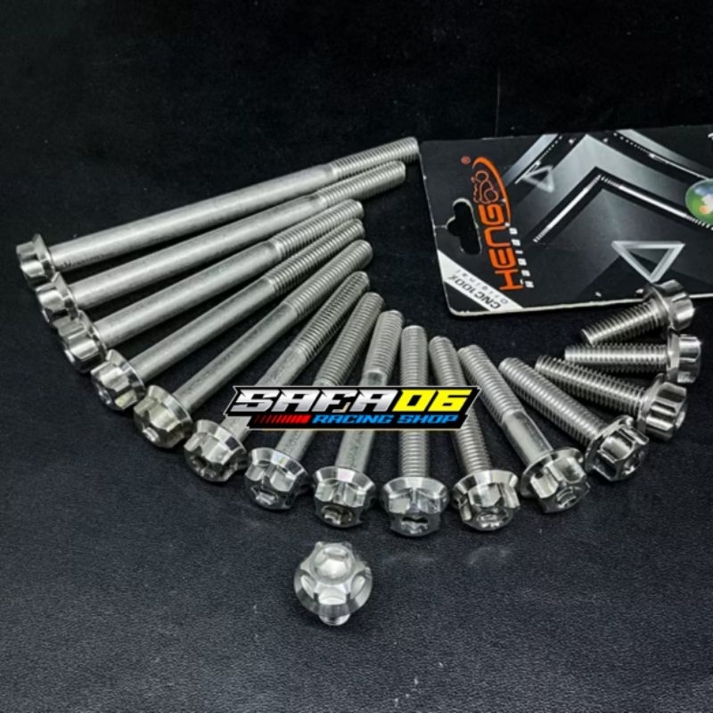 BOLT 12/M8 LENGTH 1CM-12CM MODEL 2 KEYS 5G PROBOLT STAINLESS ORIGINAL HENG THAILAND