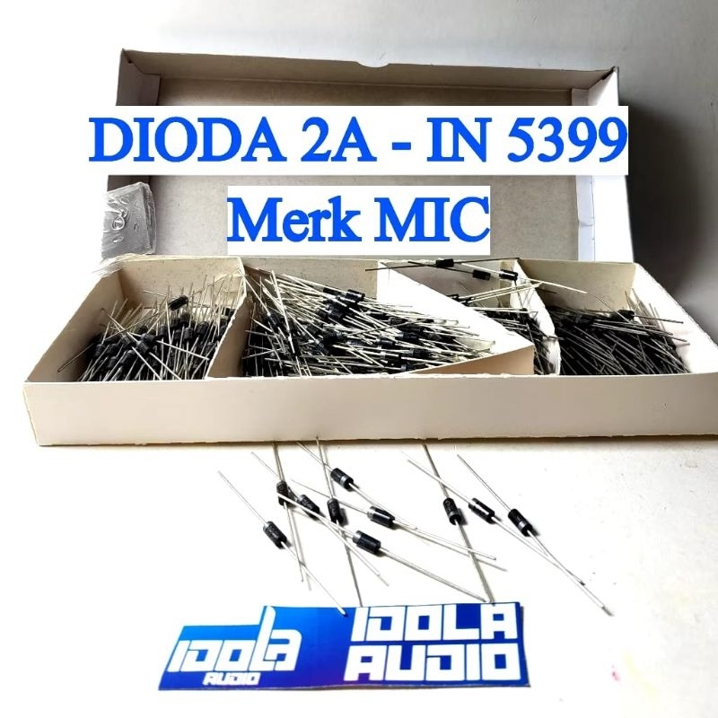 DIODE 2A IN5399 ยี่ห้อ MIC | ไดโอด 2 แอมป์ ใน 5399