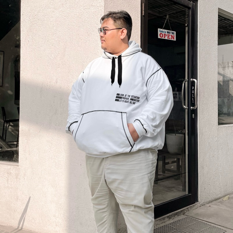 Fight ALL DAY / SML XL 2XL 3XL 4XL 5XL 6XL 7XL 8XL 9XL 10XL / BIGSIZE HOODIE / JUMBO MENS HOODIE / M