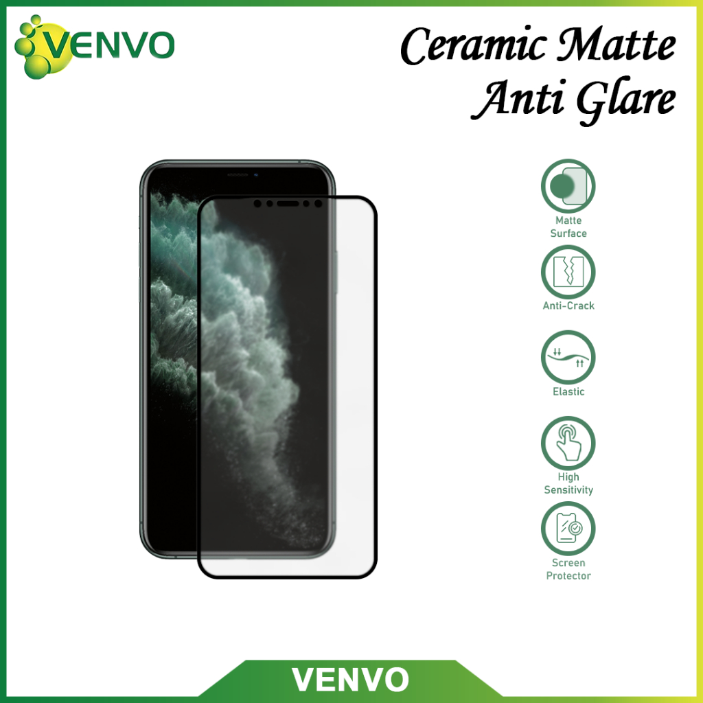 VENVO - เซรามิค Matte Clear Samsung A33 5G A50 A50S A30S A51 A52 A52S A53 5G A70 A70S A71 A72 A73 5G