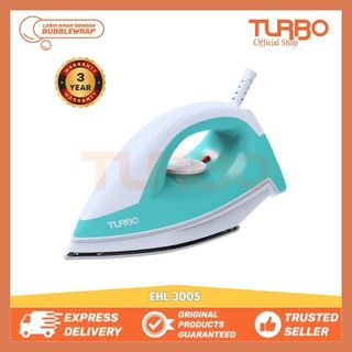 [NEW] Turbo Dry Iron Setrika Kering EHL3005 Original Garansi Resmi Pilihan 4 Warna Menarik