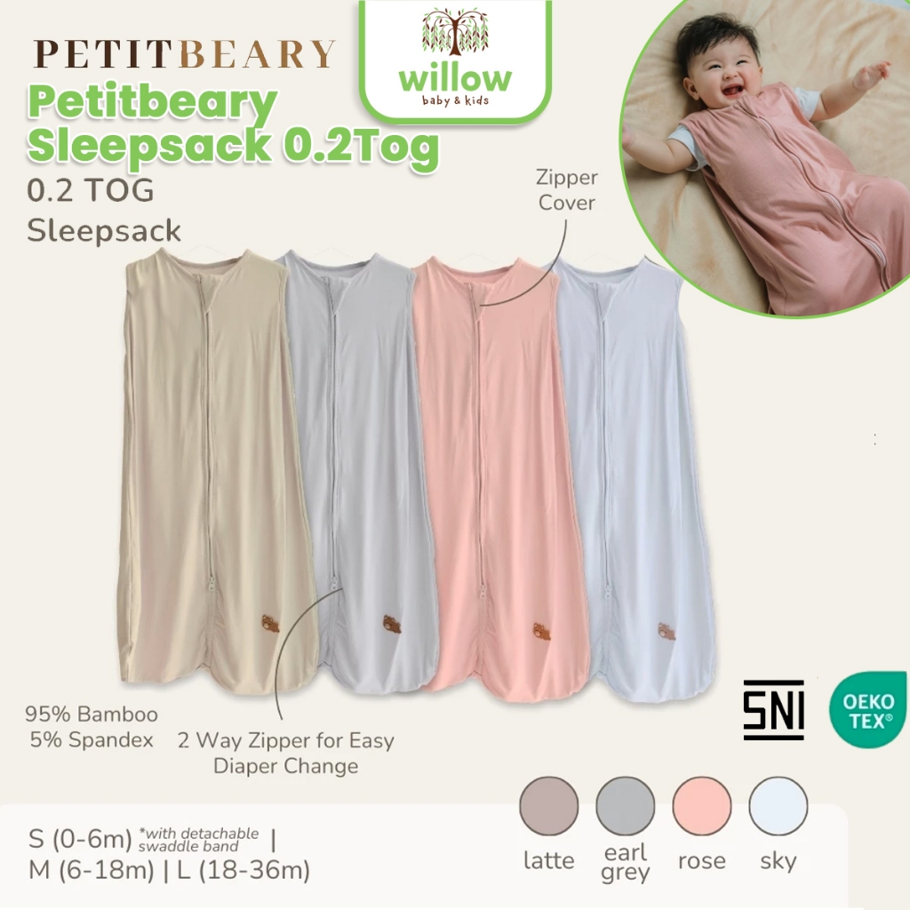 ผ้าห่อตัวเด็ก - Petitbeary Sleepsack 0.2Tog