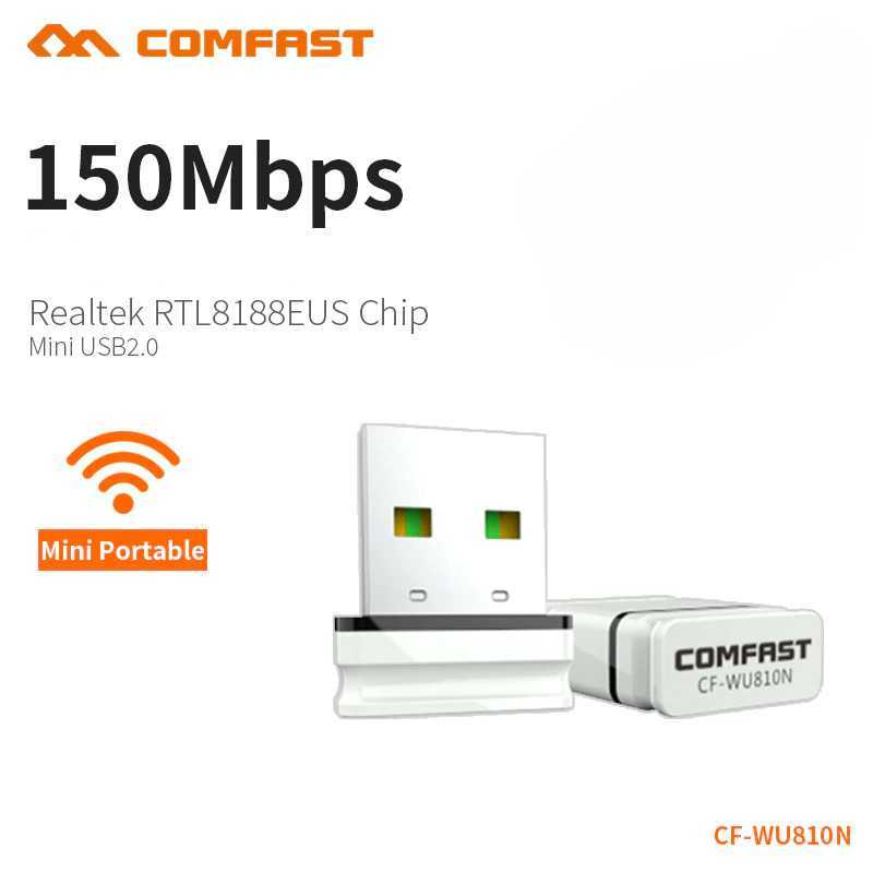 Comfast WiFi USB 150 Mbps Adapter ตัวรับสัญญาณไร้สาย - CF-WU810N