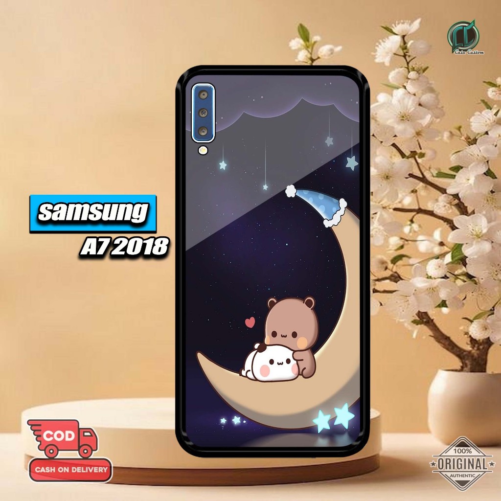 เคส Samsung A72018 ล่าสุด 2D Glossy Hardcase [Aesthetic Motif] Samsung A72018 Hardcase Softcase Glos