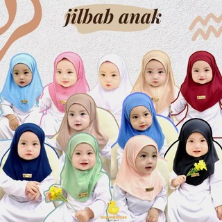 Hijab Anak Bayi Newborn Usia 0 - 1 Tahun Maurin - Jilbab Bayi - Kerudung Anak Perempuan simple