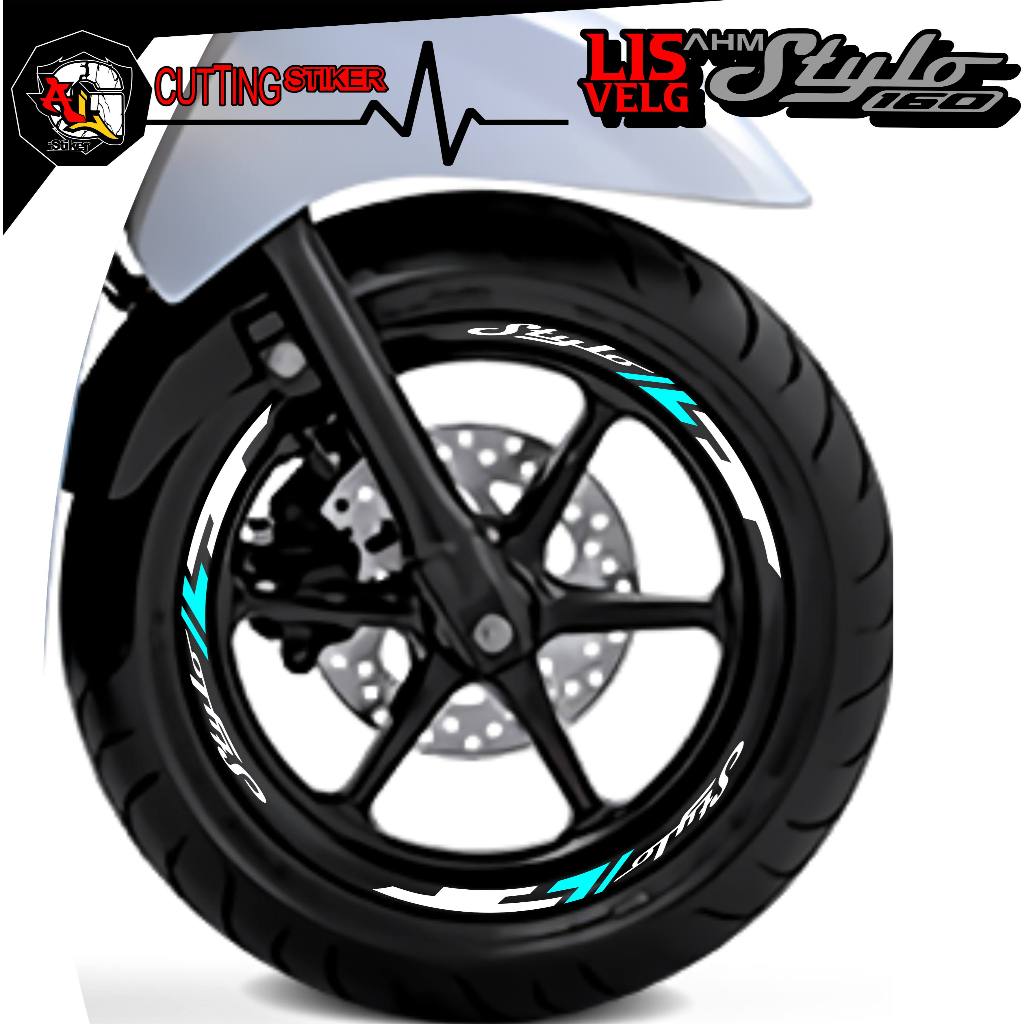 STYLO.01 MOTORCYCLE RIM STICKERS/CUTTING STICKERS/MOTORCYCLE RIM STICKERS/STRIP STICKERS