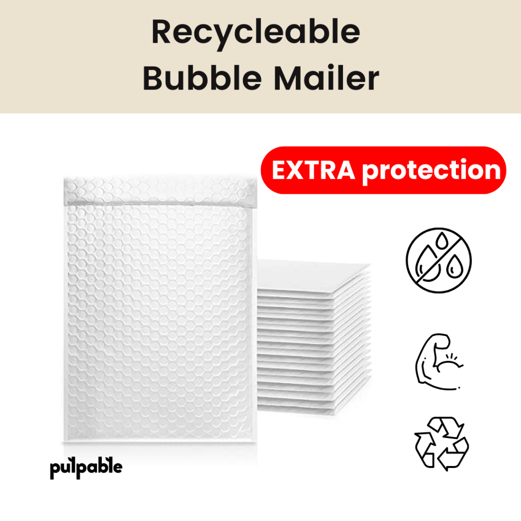 Recycleable Bubble mailer / Bubble Envelope - Bubble Bag / Bubble Envelope
