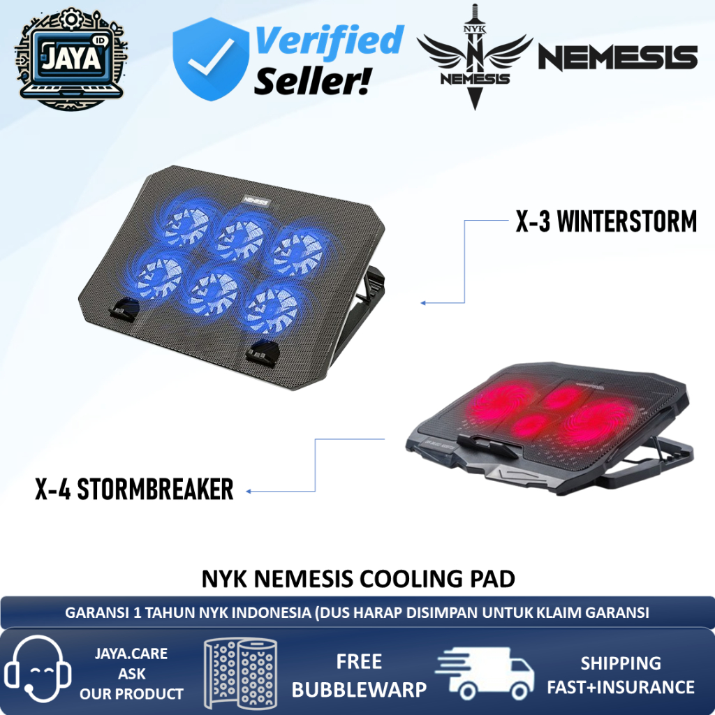 NYK NEMESIS X-4 STROM BREAKER & X-3 WINTERSTORM COOLING PAD