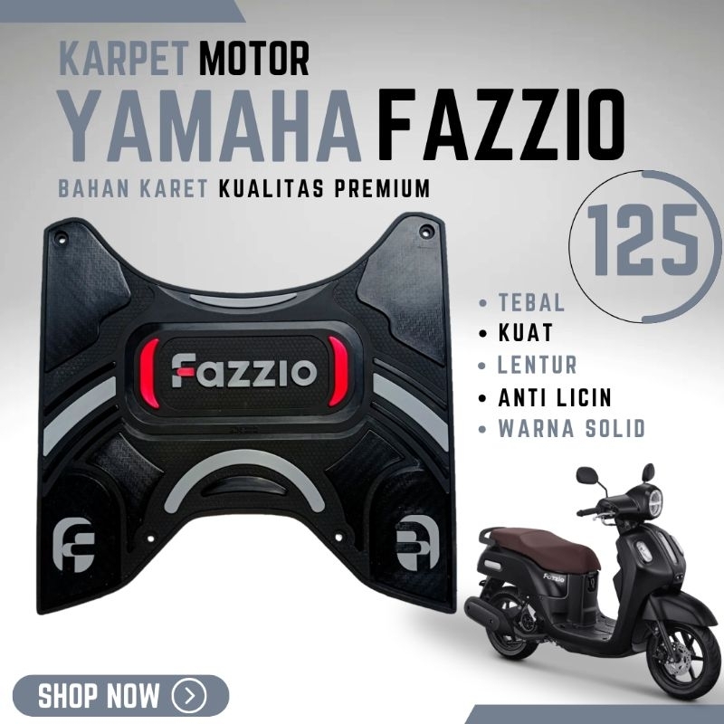 Yamaha FAZIZIO FOOTSTEPS FAZIO CARPET FAZIO FOOTWEAR FAZIO FOOTWEAR FAZIO MOTORCYCLE CARPET