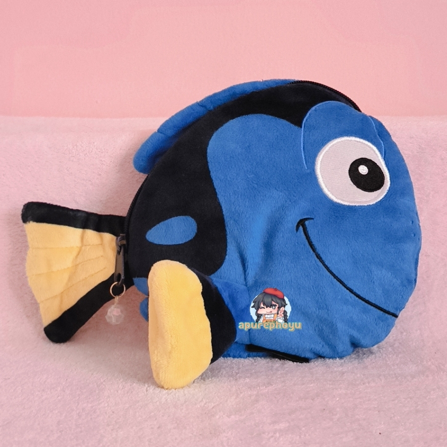 Disney Pixar Finding Nemo Dory Coin Bag ตุ๊กตากระเป๋าใส่เหรียญตุ๊กตา