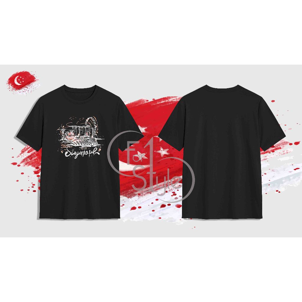 SINGAPORE SOUVENIR TSHIRT - เสื้อยืด SINGAPORE SOUVENIR - SINGAPORE UNIVERSAL CLOTHES