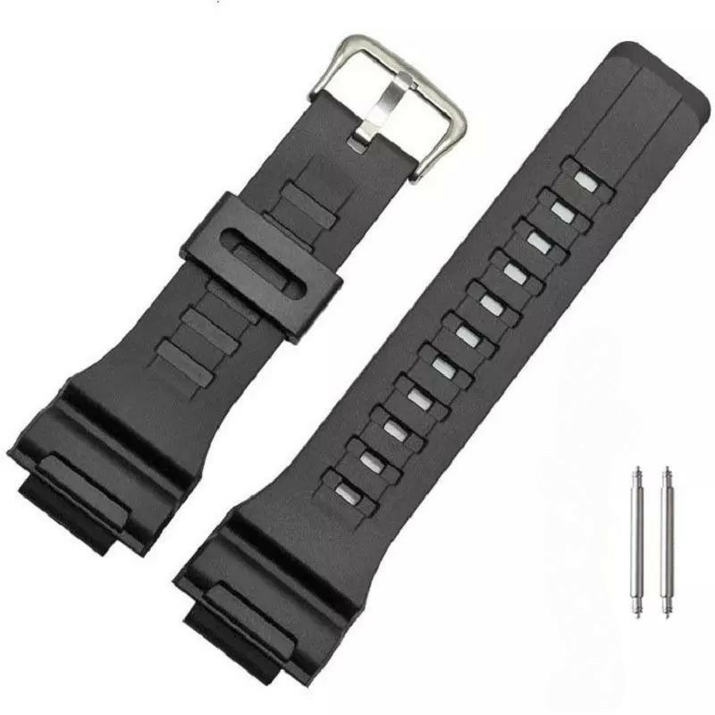 Casio AEQ-110W AEQ-110WB AEQ110W AEQ 110 สายนาฬิกายาง CASIO AEQ 110W ฟรีปากกา