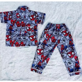 ชุดนอนเด็กผู้ชาย อายุ 1-10 ปี / ชุดนอนเด็กผู้ชายลายสไปเดอร์แ…