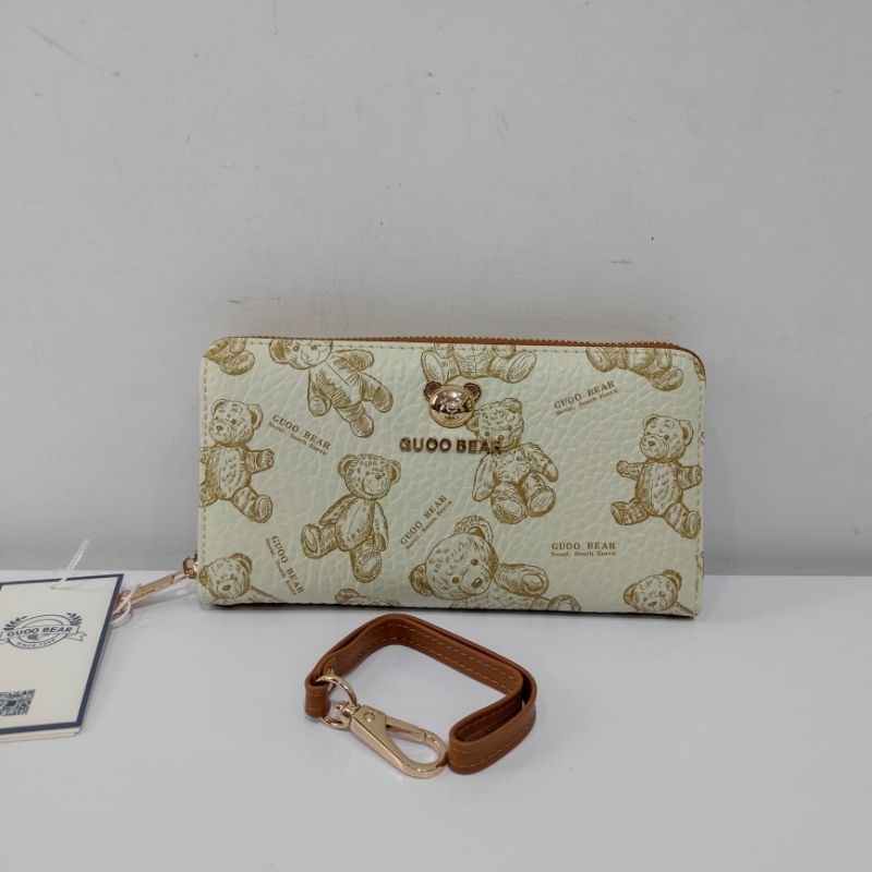 GUOO BEAR ORIGINAL GO2017 กระเป๋าสตางค์ใบยาวผู้หญิง - NEWEST WALLET - TTWN BEAR - GUOO BEAR