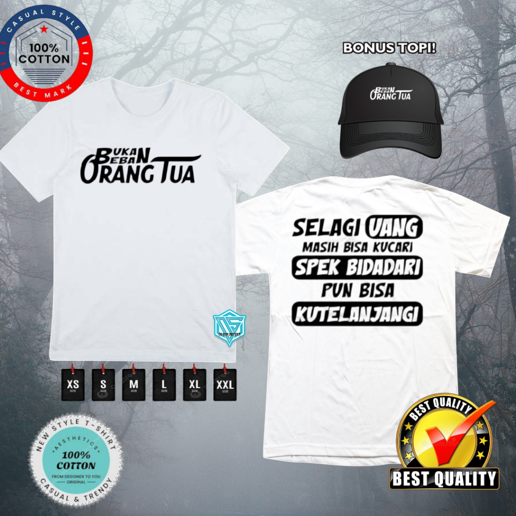 เสื้อยืด DISTRO พร้อมคําไม่ใช่การหลุดร่วงของการเดินทางพร้อมหมวกรถบรรทุก BONUS