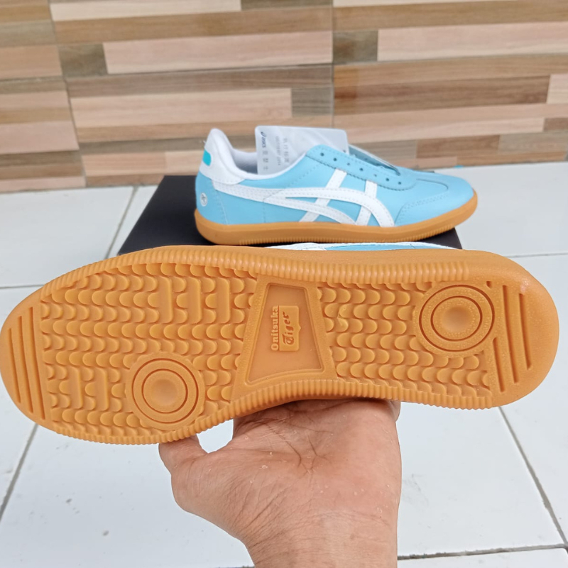 Onitsuka TIGER japane 66 BLUE ICE WHITE made in japan รุ่นร่วมสมัยสําหรับวัยรุ่น//เด็กผู้ชายผู้หญิง.