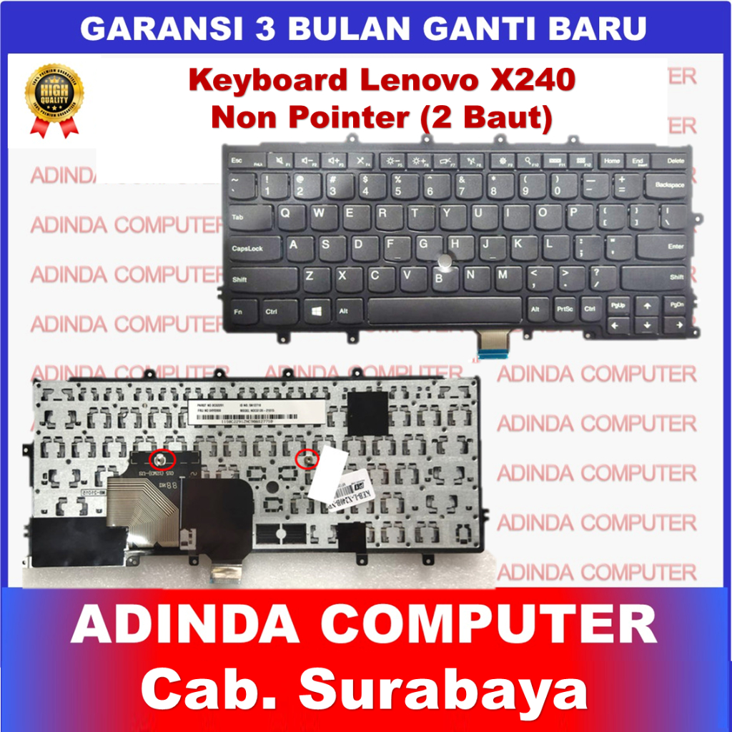 แป้นพิมพ์ Lenovo Thinkpad X240 X250S X260 X270 X250