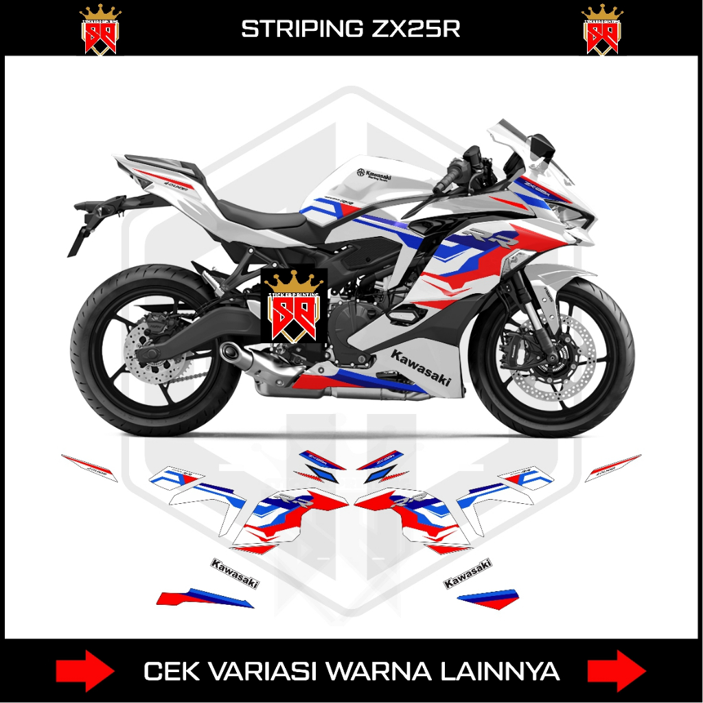 NINJA ZX25R STRIPING / KAWASAKI NINJA ZX25 RR สติ๊กเกอร์ DECAL