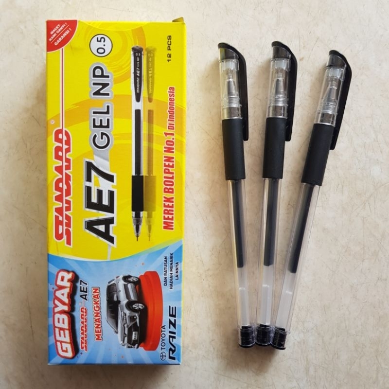 ปากกามาตรฐาน AE7 GEL NP 0.5 / ปากกาหมึกเจล