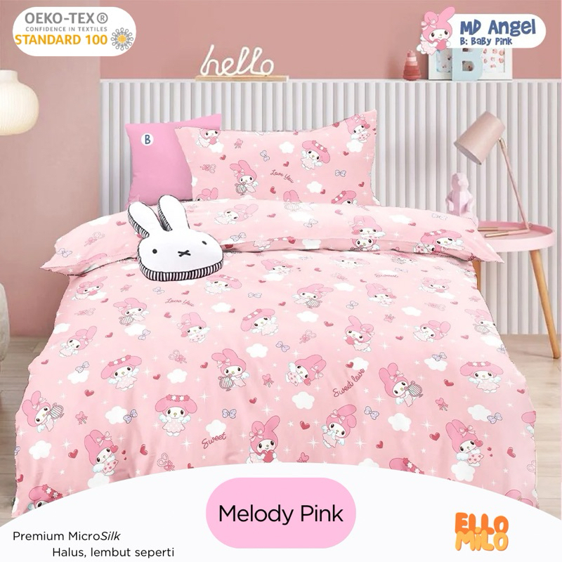 KATUN ชุดผ้าปูที่นอน My Melody | ผ้าฝ้ายไมโครซิลค์ | 120x200 140x200 160x200 180x200 | ผ้าปูที่นอนเกาหลี