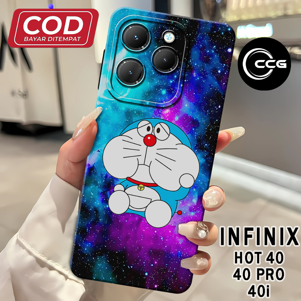 ( CCG 4 ) Softcase ซิลิโคน hp เต็มยางยืดหยุ่นสําหรับ infinix hot 40 l hot 40i l hot 40 pro Pro กล้อง