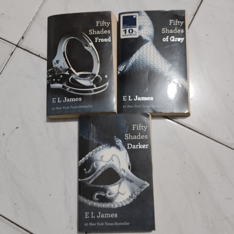 [Novel] 50 Shades of Grey Series EL James English Good Used