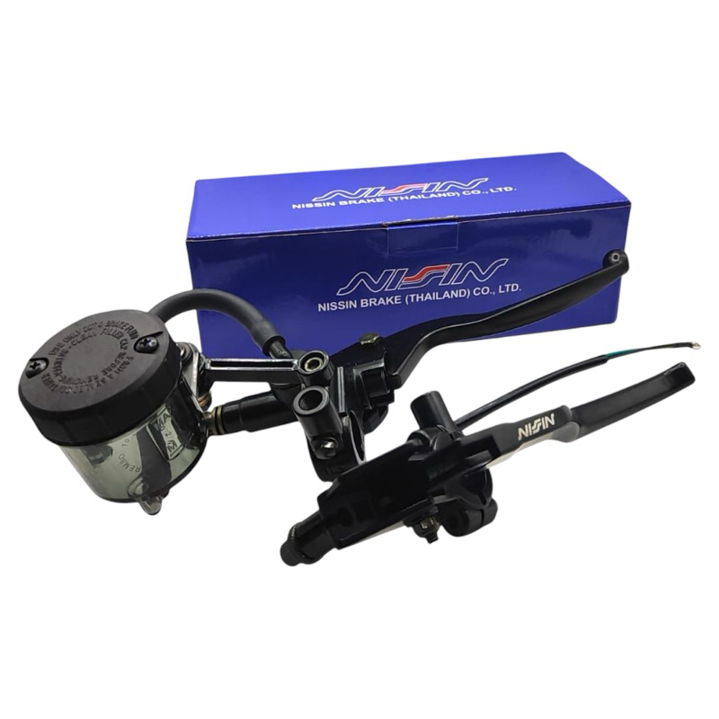 Master BRAKE BIGSMOKE NISSIN ชุดขวา + ซ้าย UNIVERSAL ท่อเดี่ยวสําหรับรถจักรยานยนต์ทั้งหมดชุดเบรกขวา UNIVERSAL BIGSMOKE TUBE