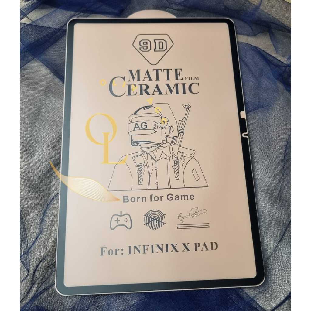 Tg เซรามิค Infinix x pad 11" 2024 infinix x pad 20 infinix x pad 20 pro เซรามิค matte tab ปกป้องหน้า