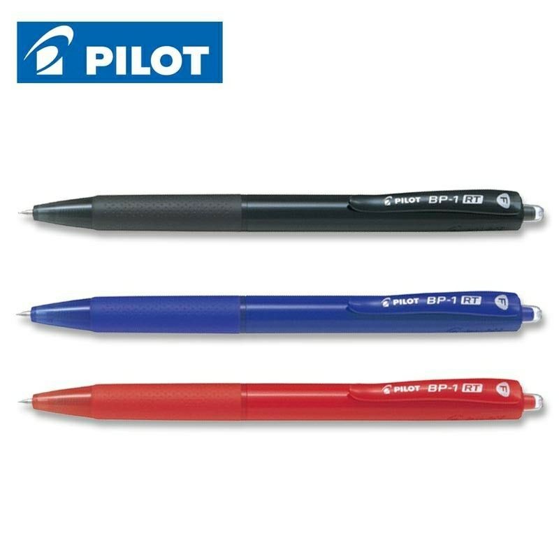 MERAH Pilot BP-1RT Cetrek Fine 0.7 และ Medium 1.0 Single Pen - สีแดง