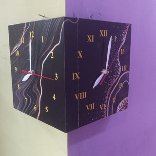 jam dinding 2 sisi
