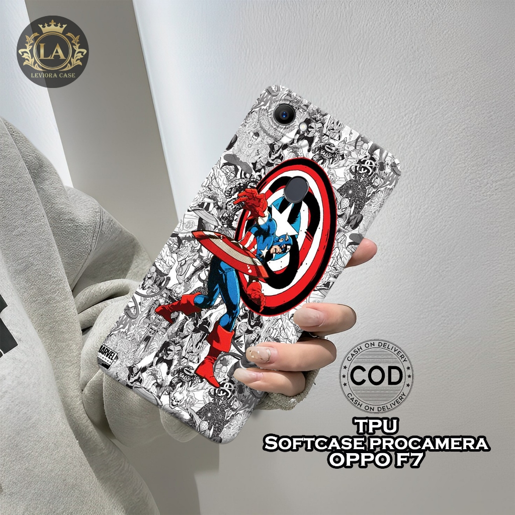 เคส HP ล่าสุด OPPO F7 - เคส Leviora - เคสแฟชั่นนักบินอวกาศ - เคส OPPO F7 Softcase - เคส Pro - เคส OP