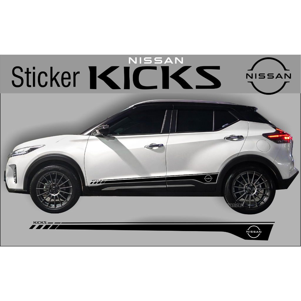 สติ๊กเกอร์ Nissan Kicks อุปกรณ์เสริม Nissan Kicks