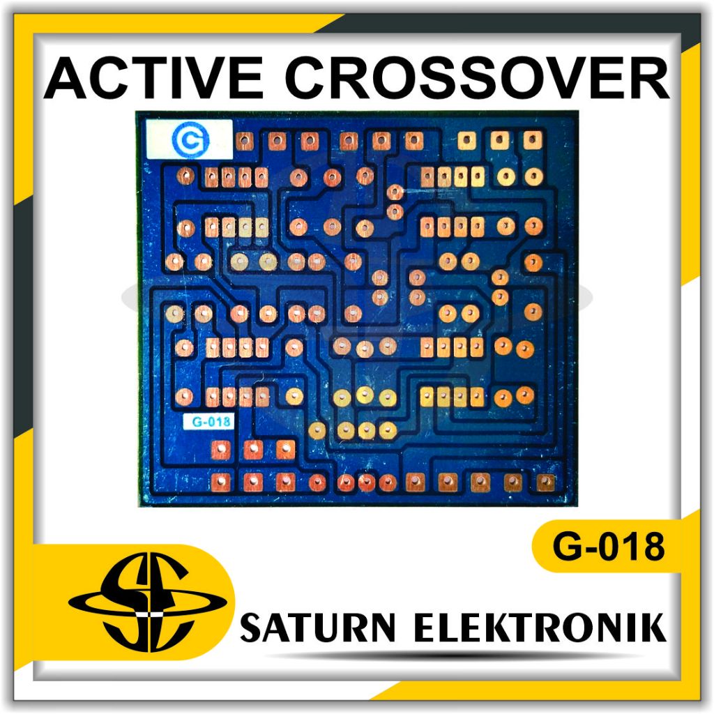 ครอสโอเวอร์ที่ใช้งาน G-018 PCB ปกติ