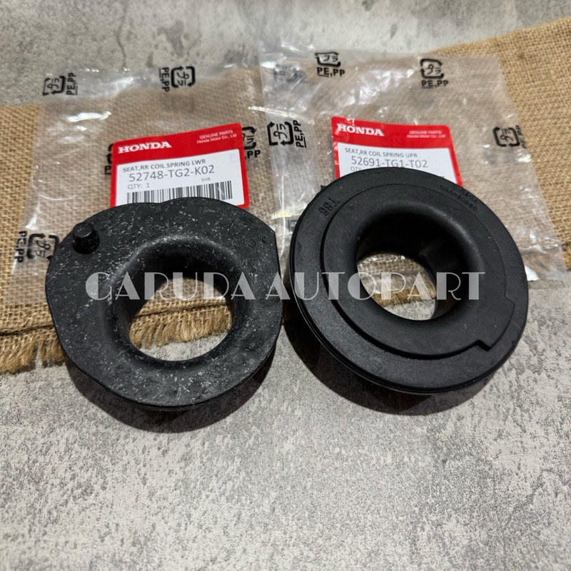 ที่รองแก้วยางสําหรับบนและล่างด้านหลังหอยทากสปริงสําหรับ Jazz RS GK5 City GM6 2014-2019 HRV ชุดเดิม 2
