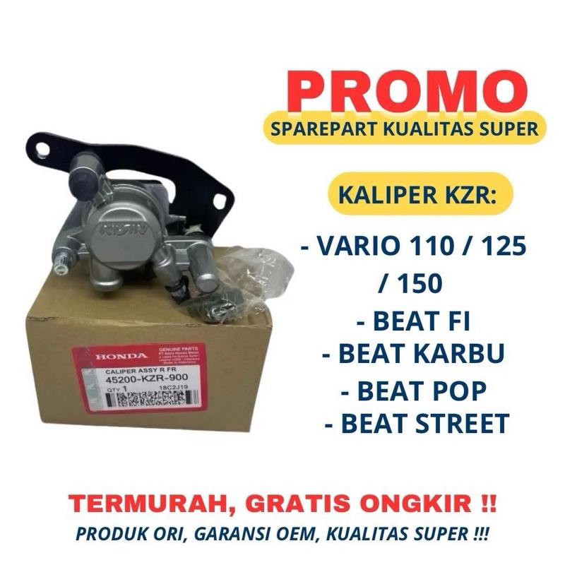 Kzr (KVB) Caliper สําหรับ Vario 110 Vario 125 Vario 150 Beat FI Beat Lama Beat Karbu Beat Pop Beat S