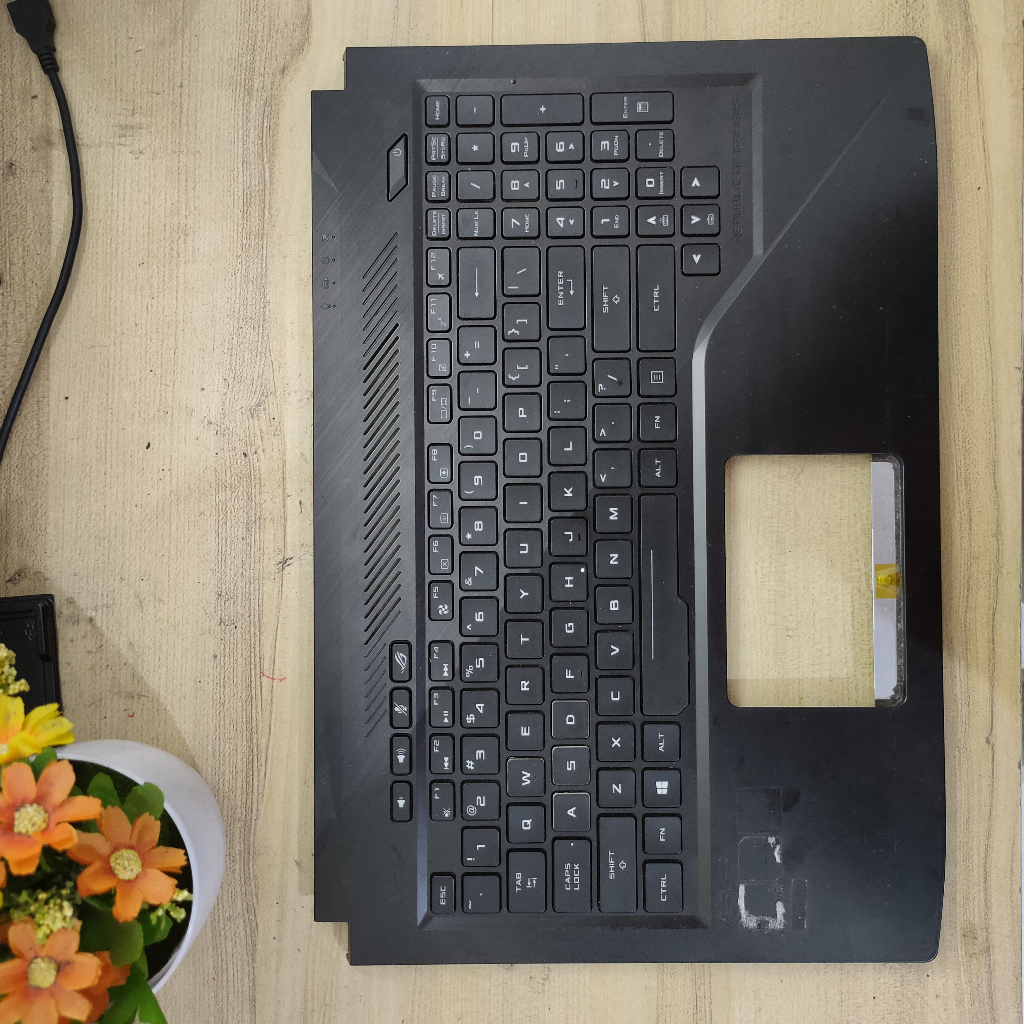 เคสกรอบคีย์บอร์ด palmrest asus rog strix gl503 gl503g gl503ge gl503v gl503ve