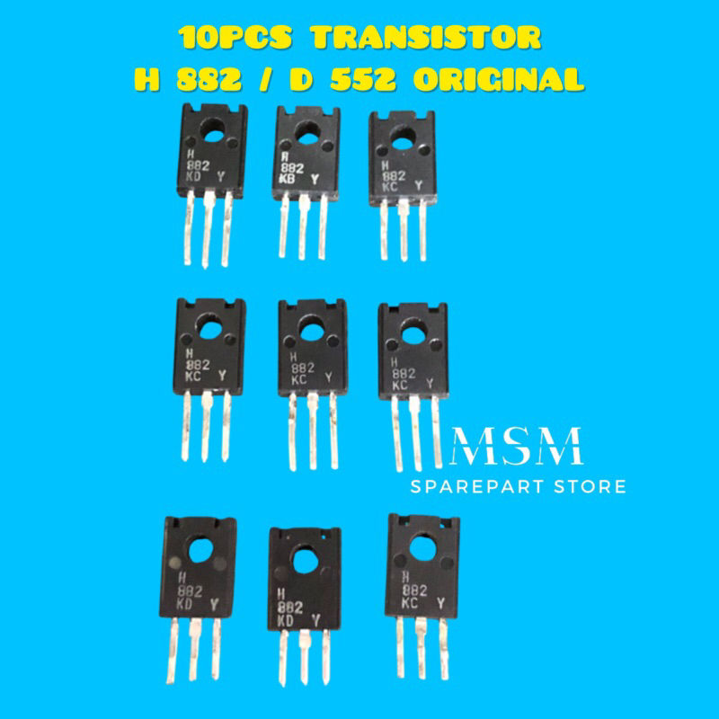 10 ชิ้น TRANSISTOR H 882 / D 552 เดิม