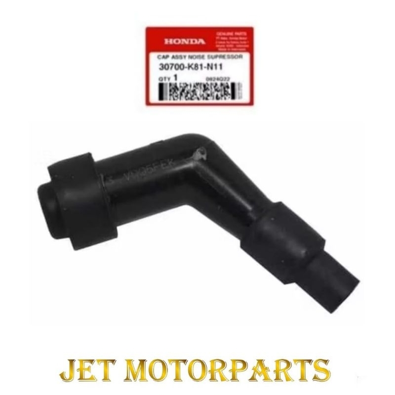 30700K81N11 Cap Assy Noise Supressor Spark Plug Cap Cangklong Spark Plug Head BeAT K81 Scoopy K93 ขอ