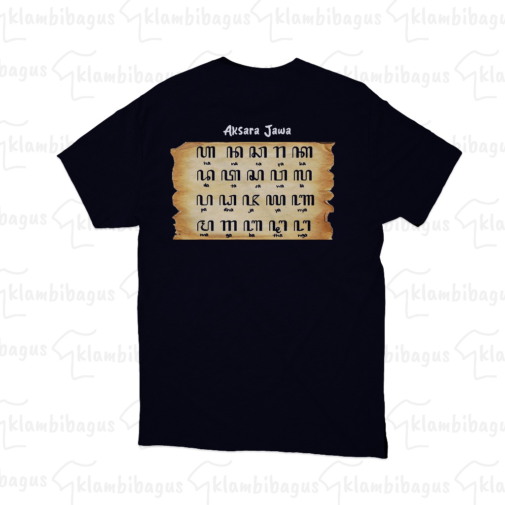 เสื้อยืด Klambi Bagus Top Javase Scripth Im Javanese