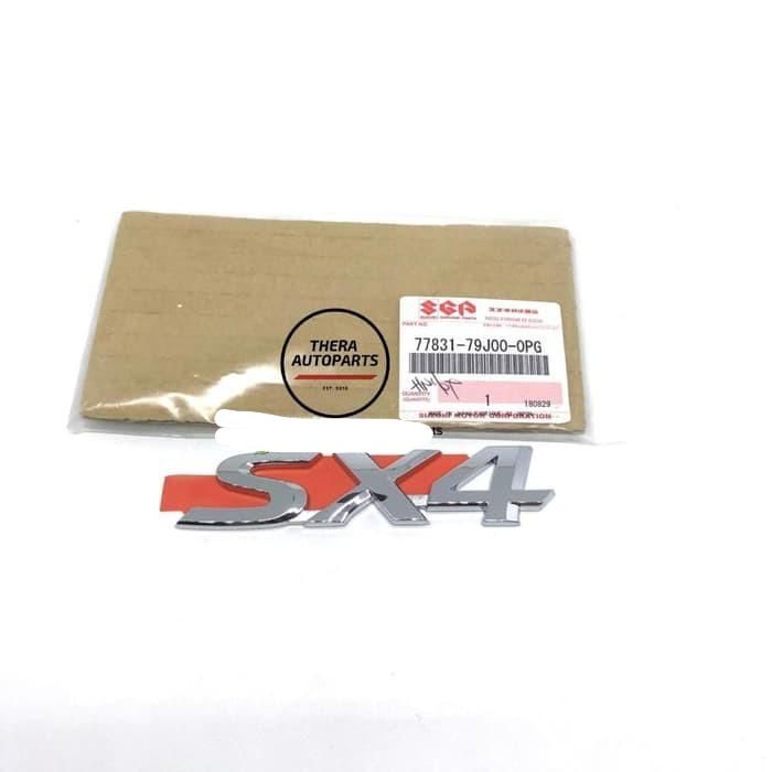 โลโก้สัญลักษณ์ "SX4" Suzuki SX-4 Original SGP