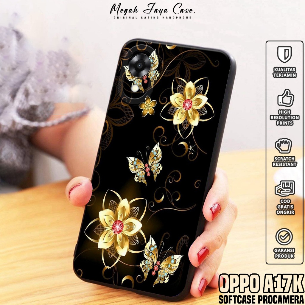 เคส HP Oppo A17K - Oppo A17K Softcase KP Motif - เคสโทรศัพท์ Oppo A17K - เคส Oppo A17K - เคสโทรศัพท์
